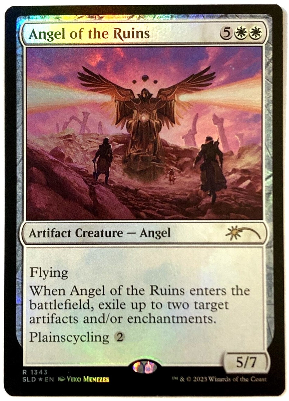 Image for Angel of the Ruins (1343) (1343) (SLD) - Magic: The Gathering