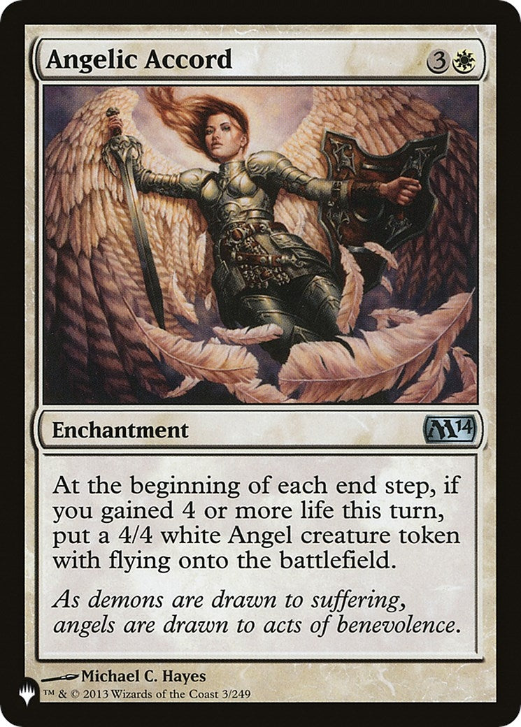 Image for Angelic Accord (3) (LIST) - Magic: The Gathering