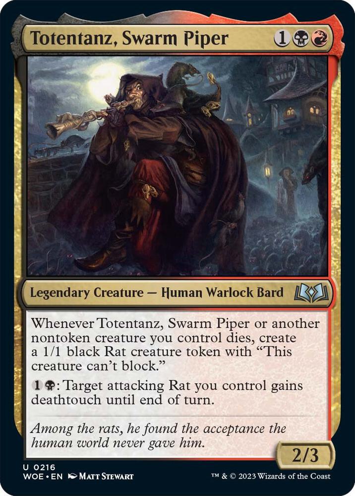 Image for Totentanz, Swarm Piper (216) - Magic: The Gathering