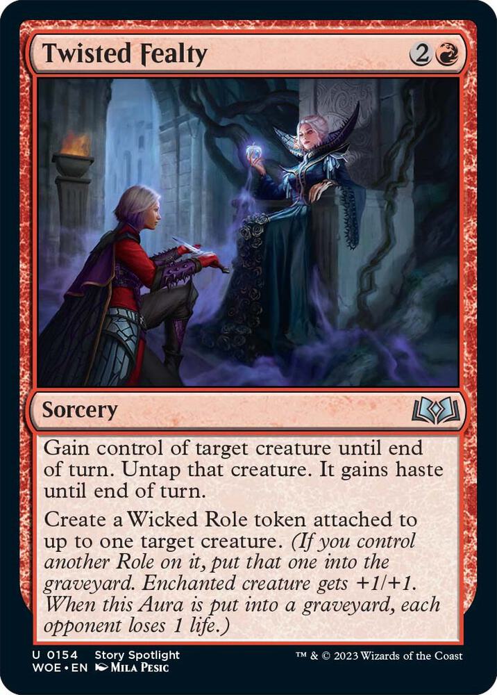 Image for Twisted Fealty (154) - Magic: The Gathering