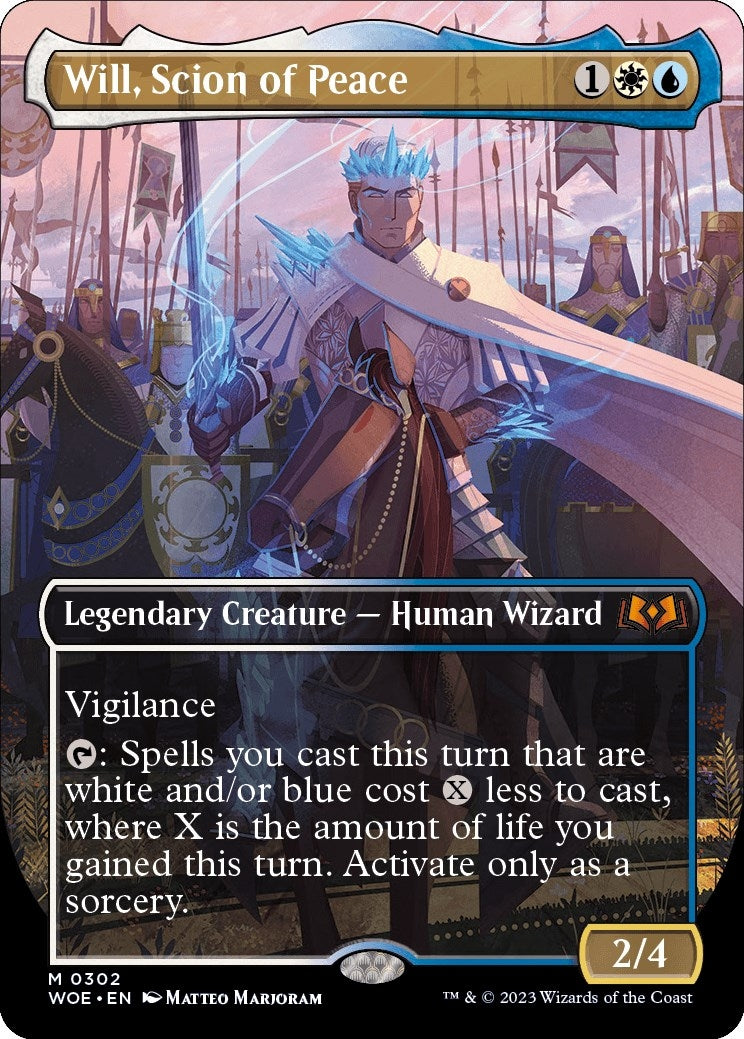 Image for Will, Scion of Peace (Borderless) (302) - Magic: The Gathering