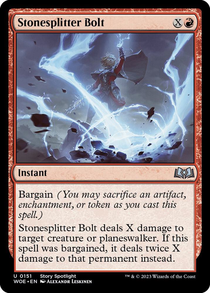 Image for Stonesplitter Bolt (151) - Magic: The Gathering