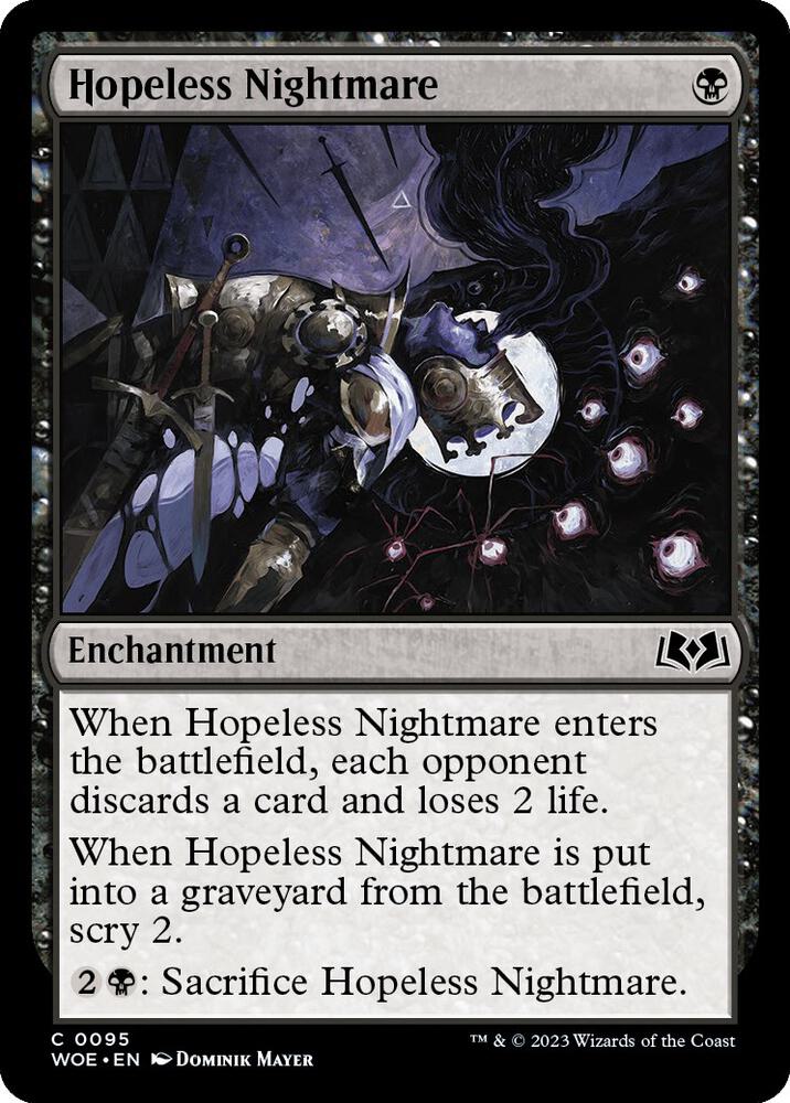Image for Hopeless Nightmare (95) - Magic: The Gathering