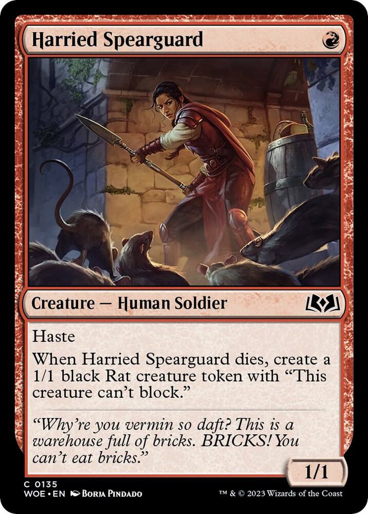 Image for Harried Spearguard (135) - Magic: The Gathering