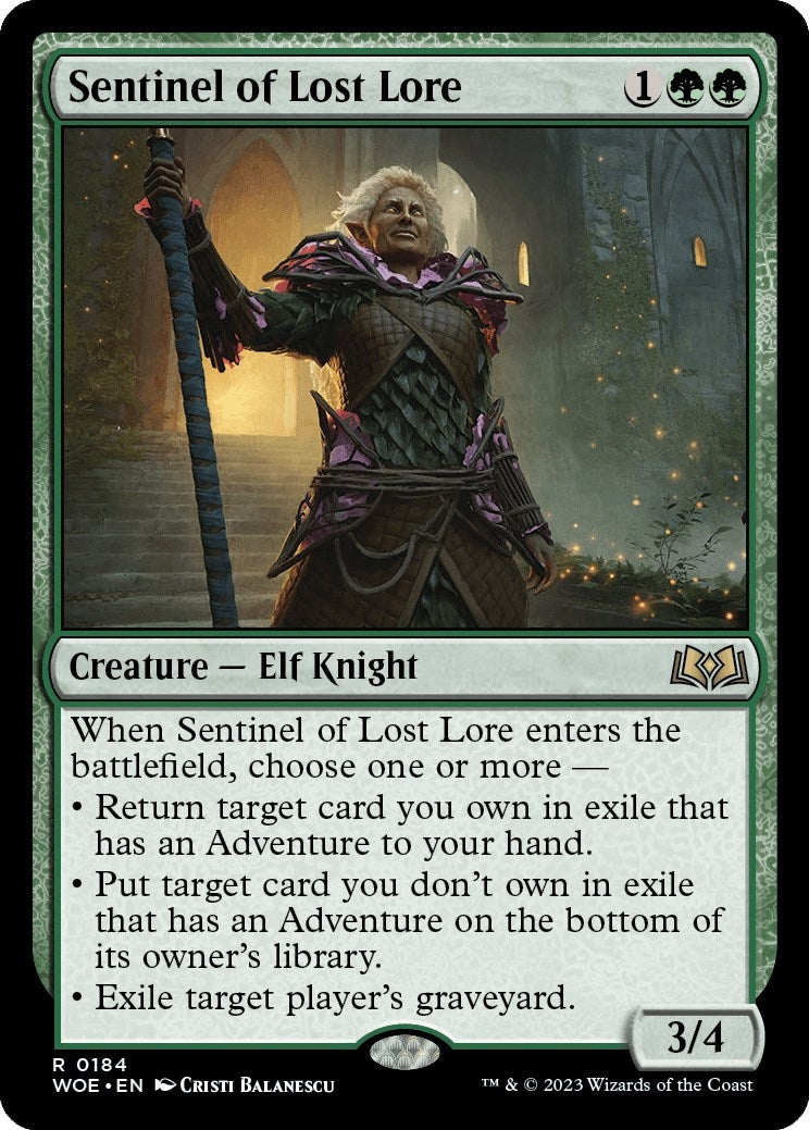 Image for Sentinel of Lost Lore (184) - Magic: The Gathering