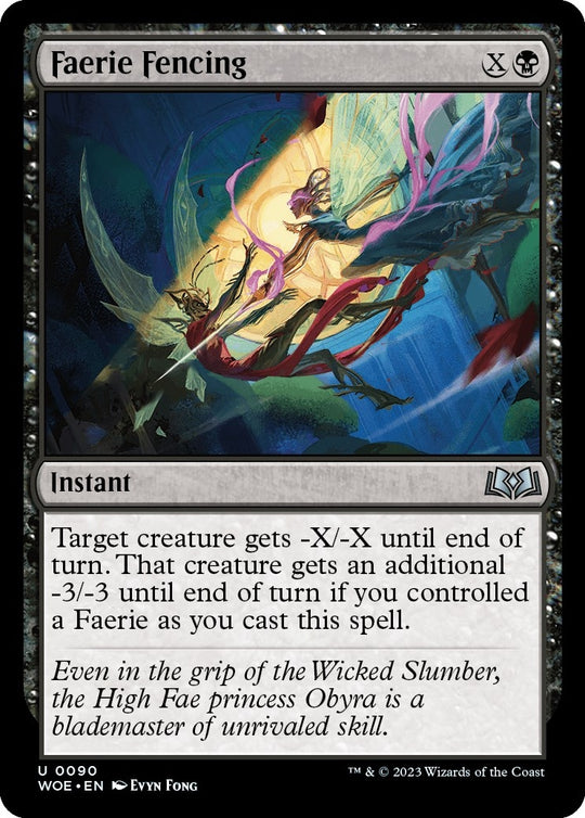 Image for Faerie Fencing (90) - Magic: The Gathering