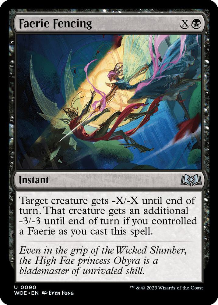 Image for Faerie Fencing (90) - Magic: The Gathering
