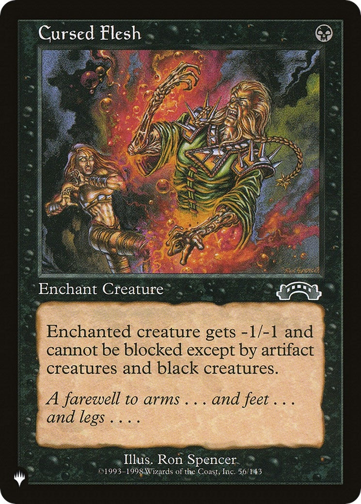Image for Cursed Flesh (56/143) - Magic: The Gathering