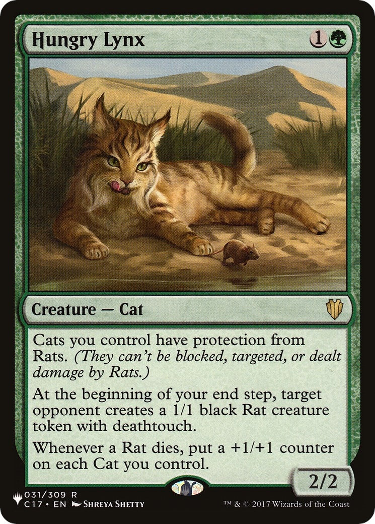 Image for Hungry Lynx (031/309) - Magic: The Gathering