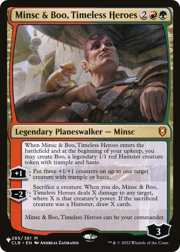 Image for Minsc & Boo, Timeless Heroes (285/361) (LIST) - Magic: The Gathering