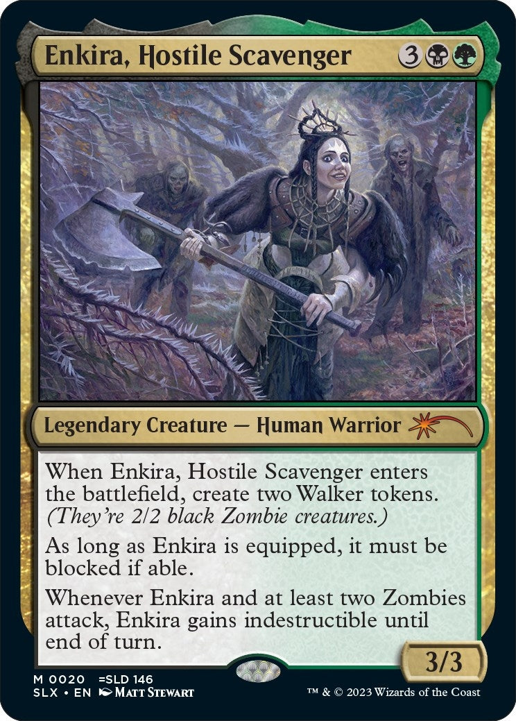 Image for Enkira, Hostile Scavenger (20) - Magic: The Gathering