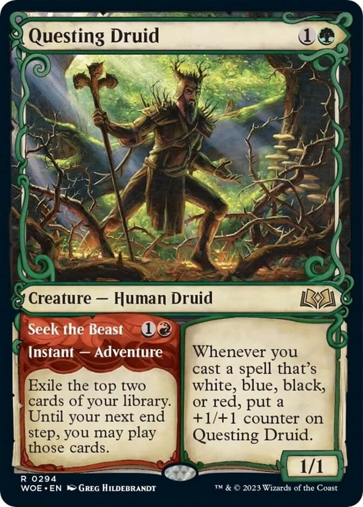 Image for Questing Druid (Showcase) (294) - Magic: The Gathering