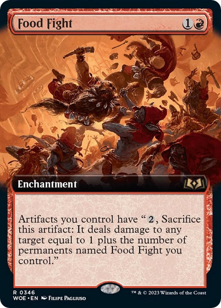 Image for Food Fight (Extended Art) (346) - Magic: The Gathering