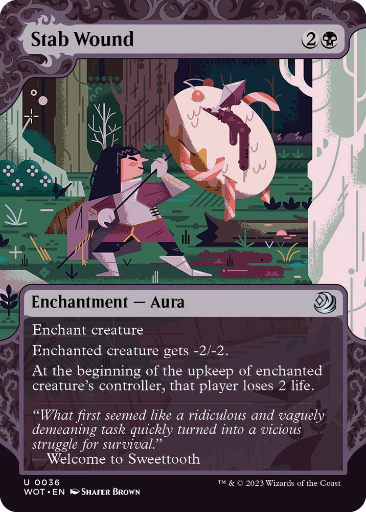Image for Stab Wound (36) - Magic: The Gathering