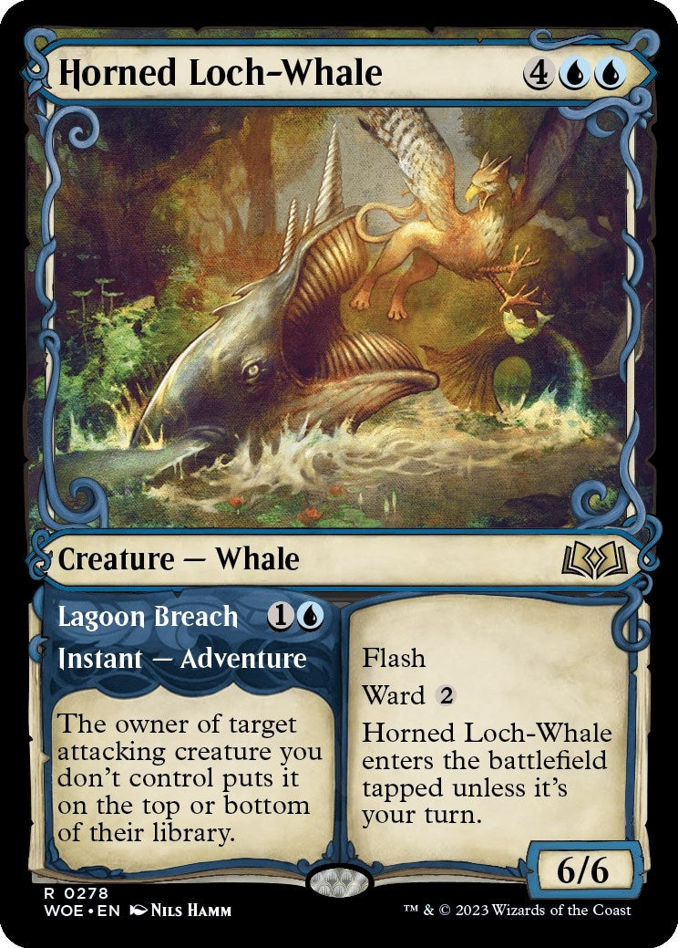 Image for Horned Loch-Whale (Showcase) (278) - Magic: The Gathering