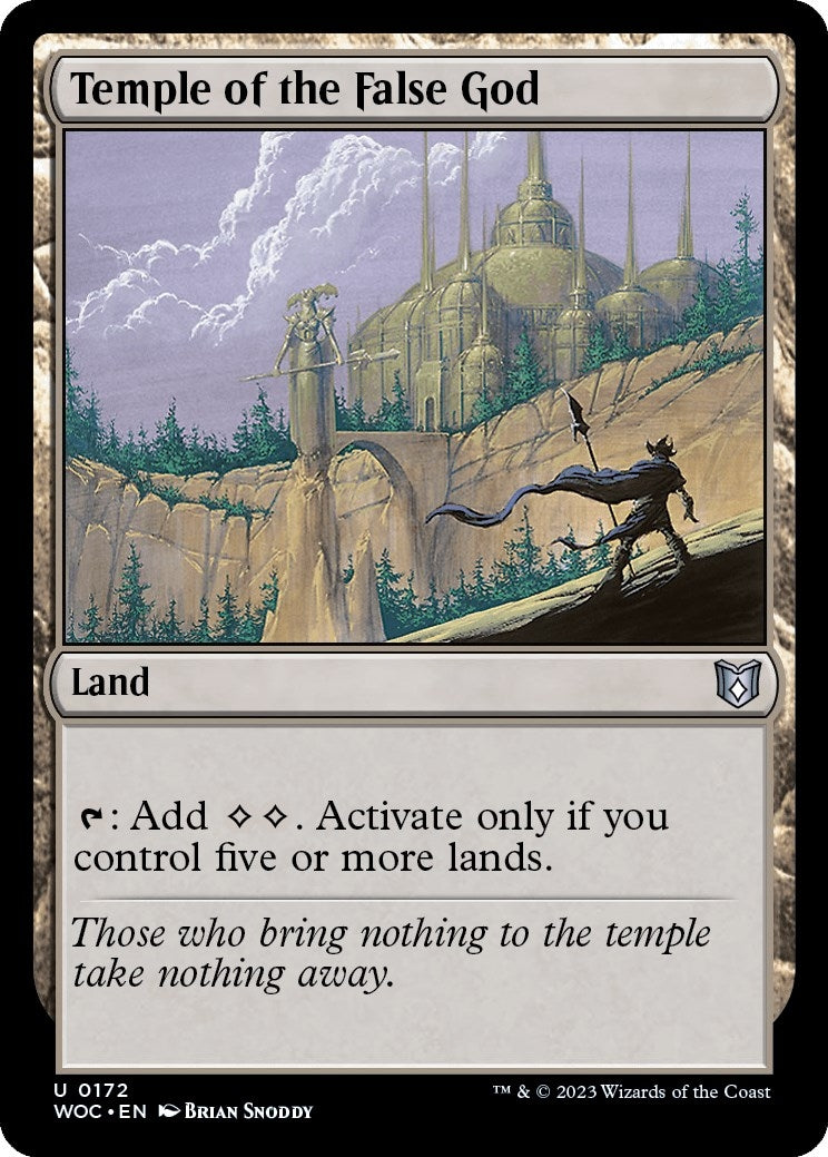 Image for Temple of the False God (172) (WOC) - Magic: The Gathering