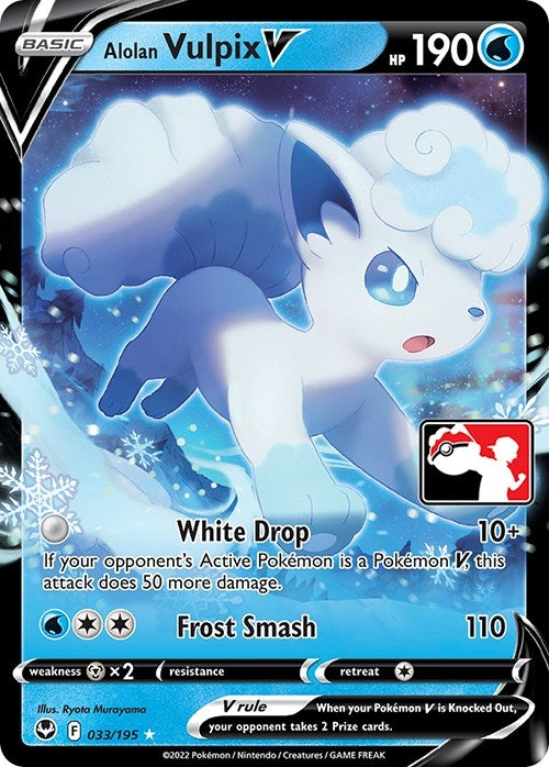 Image for Alolan Vulpix V (033/195) - Pokemon