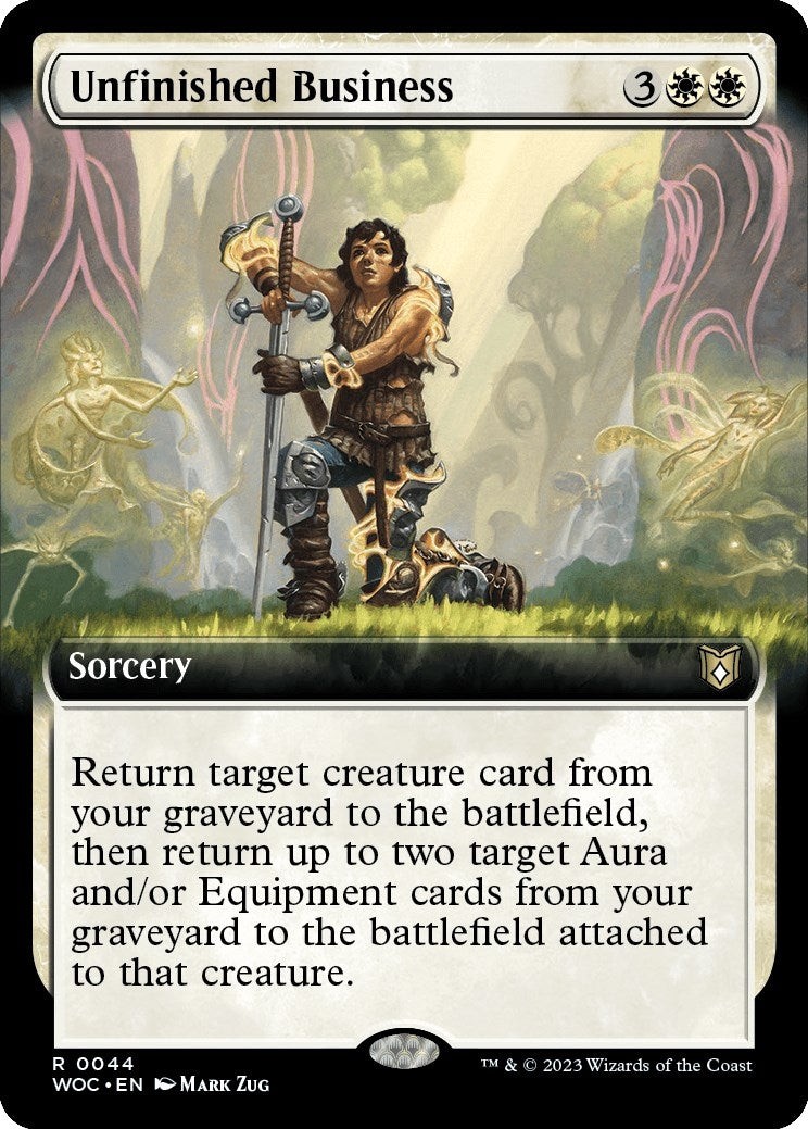 Image for Unfinished Business (Extended Art) (44) - Magic: The Gathering