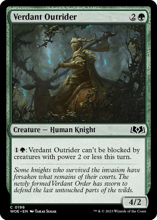Image for Verdant Outrider (196) - Magic: The Gathering