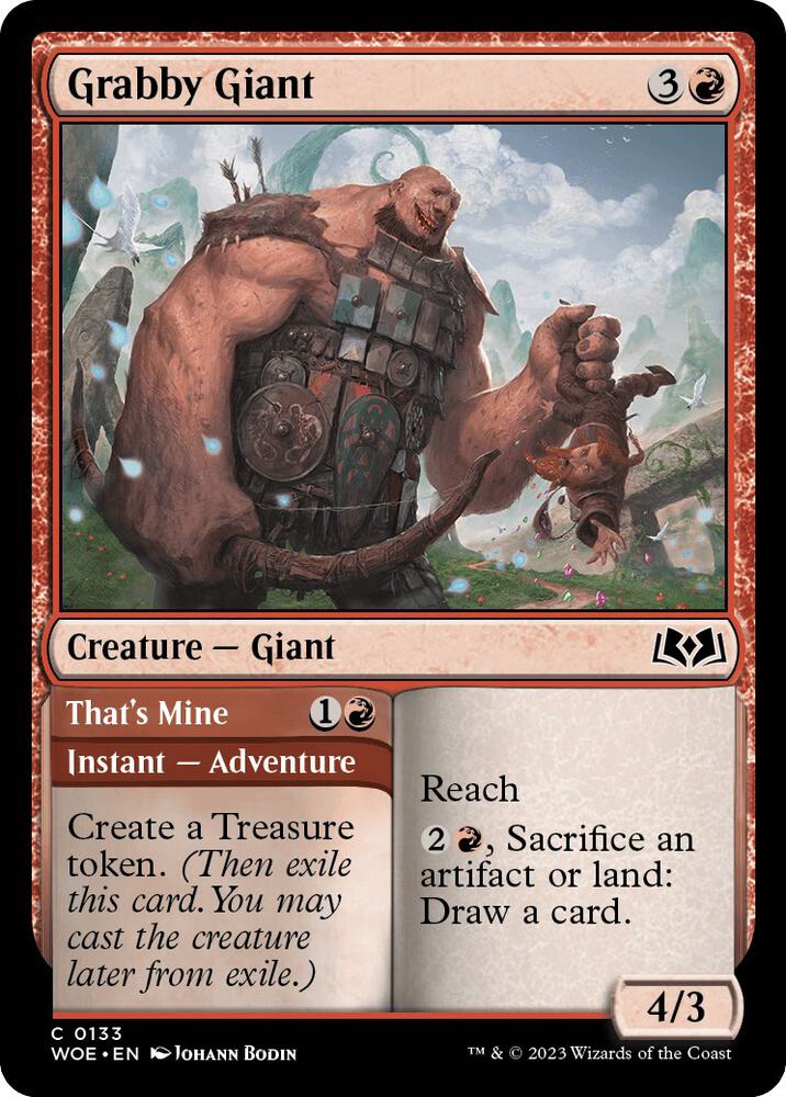 Image for Grabby Giant (133) - Magic: The Gathering