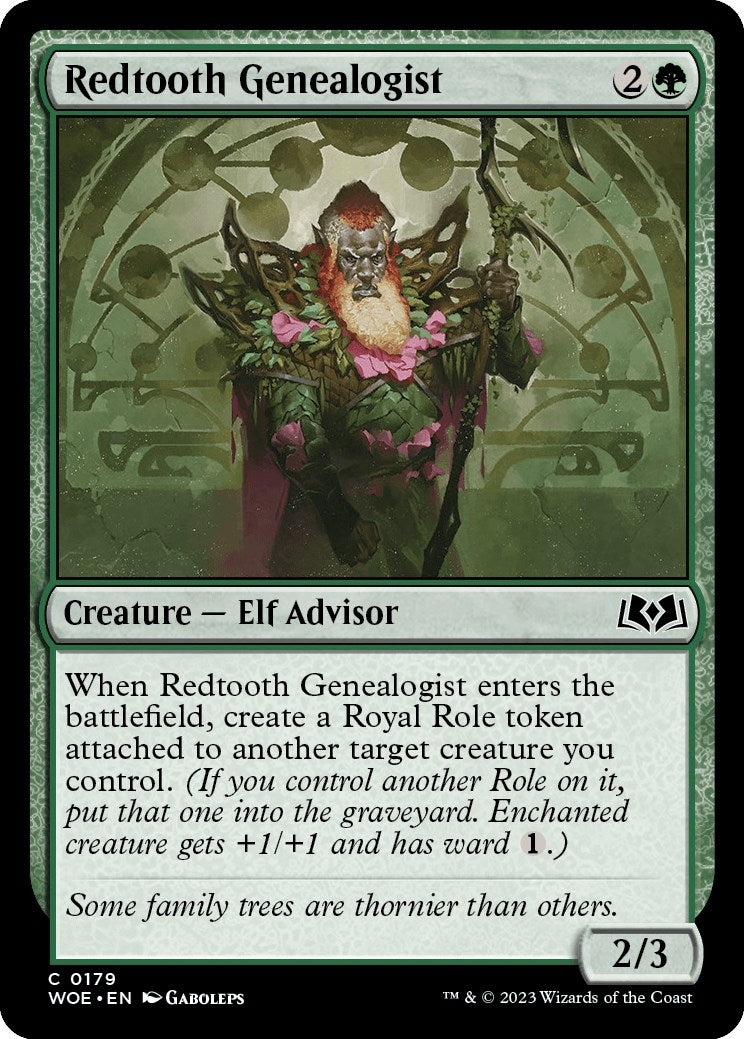 Image for Redtooth Genealogist (179) - Magic: The Gathering