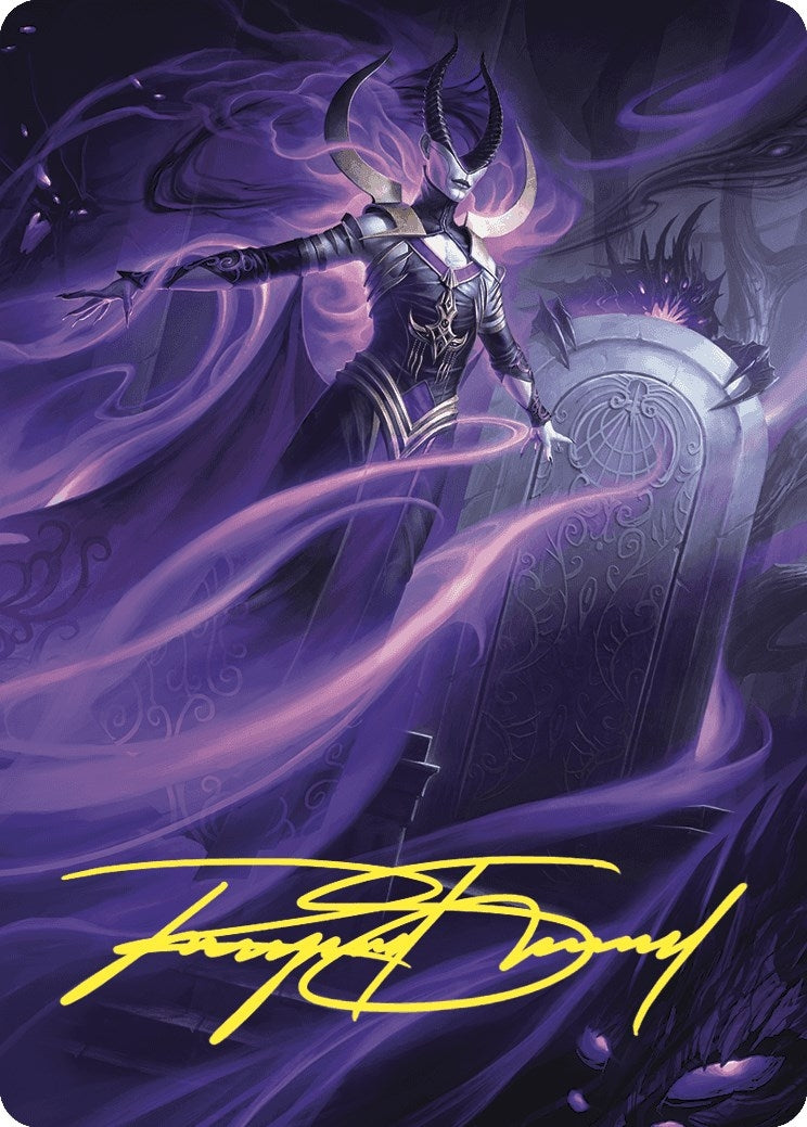 Image for Ashiok, Wicked Manipulator Art Card (10/81) (Gold-Stamped Signature) (10) (ASWOE) - Magic: The Gathering