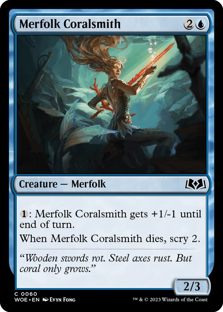 Image for Merfolk Coralsmith (60) - Magic: The Gathering