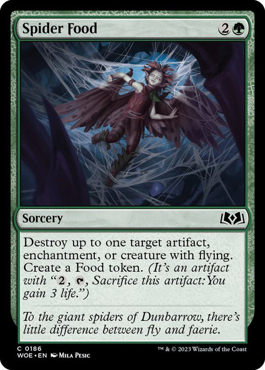 Image for Spider Food (186) - Magic: The Gathering