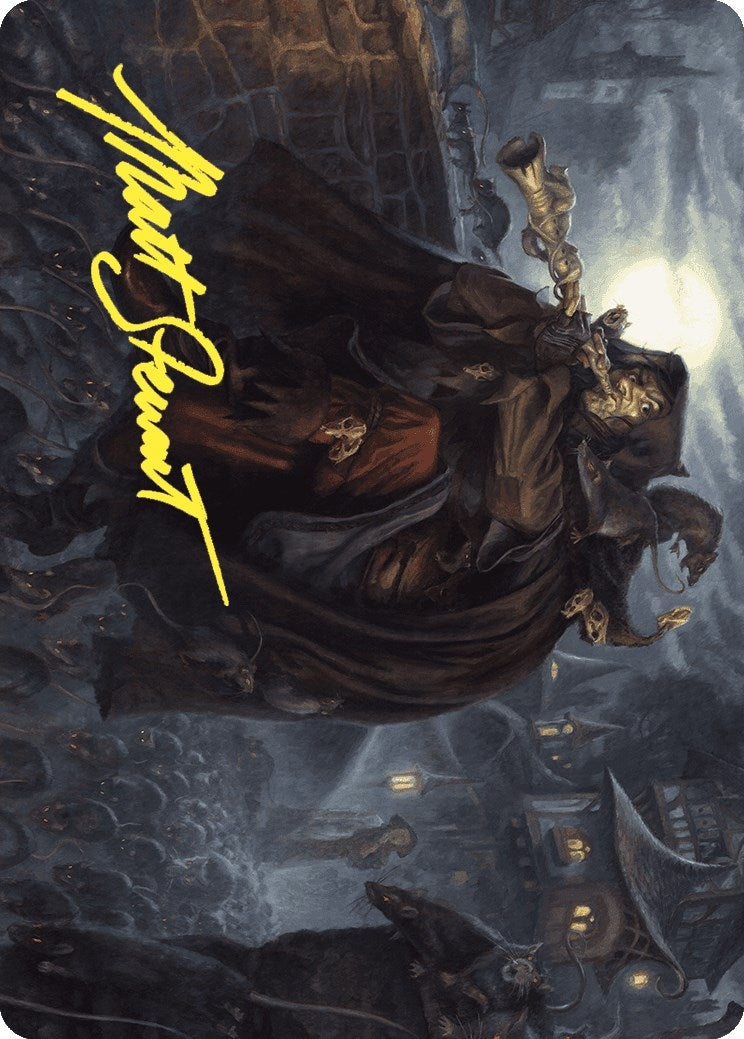 Image for Totentanz, Swarm Piper Art Card (Gold-Stamped Signature) (33) - Magic: The Gathering