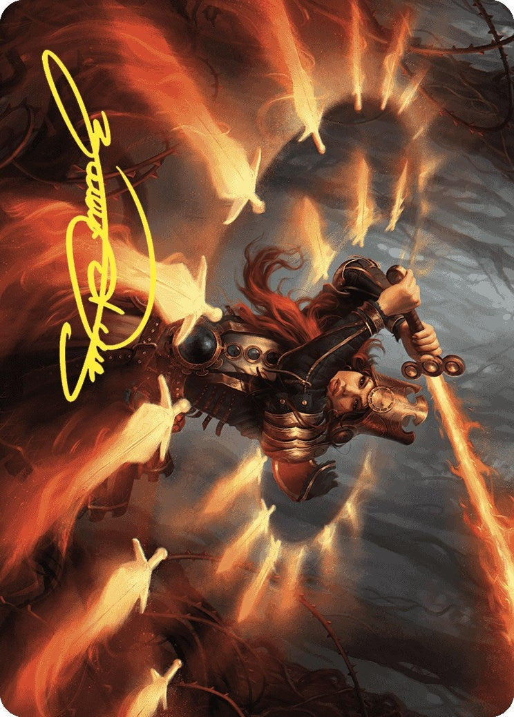 Image for Heartflame Duelist Art Card (Gold-Stamped Signature) (38) - Magic: The Gathering