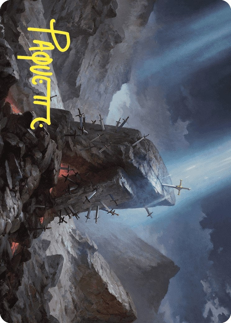 Image for The Irencrag Art Card (Gold-Stamped Signature) (44) - Magic: The Gathering