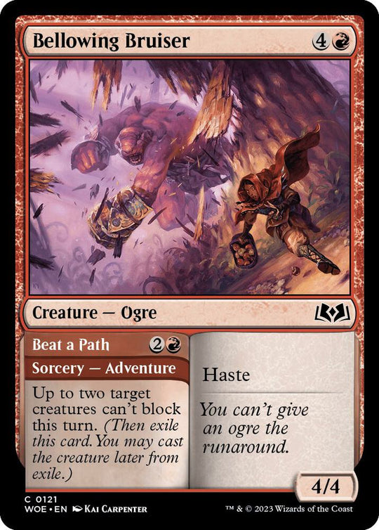 Image for Bellowing Bruiser (121) - Magic: The Gathering