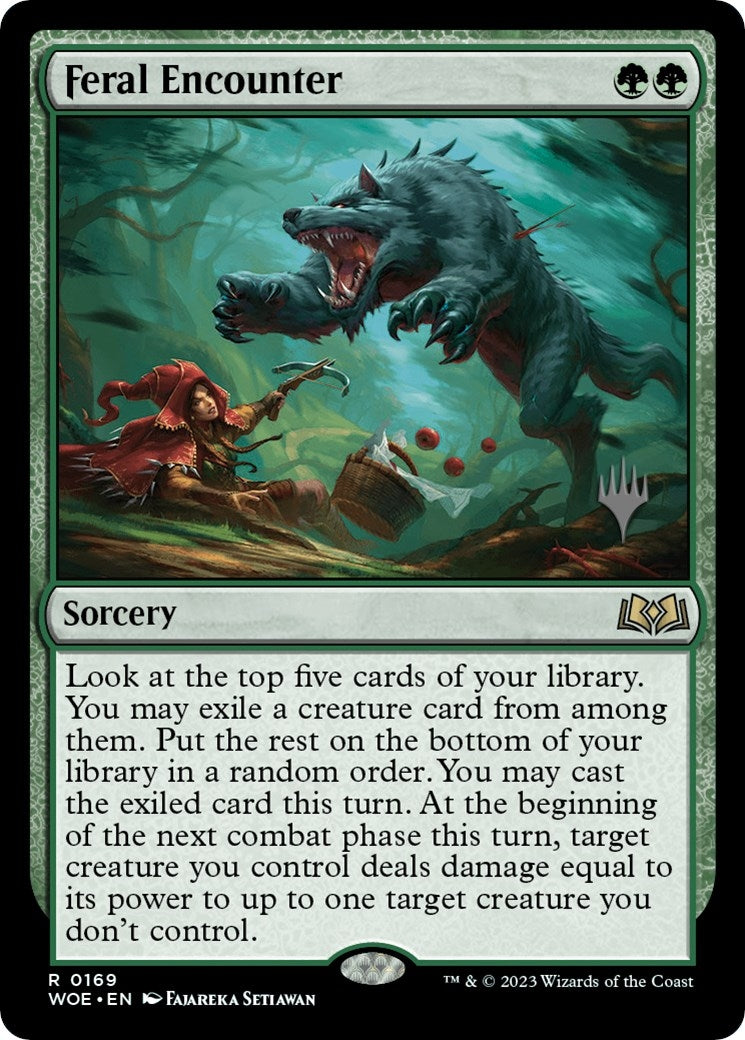 Image for Feral Encounter (169) (PPWOE) - Magic: The Gathering