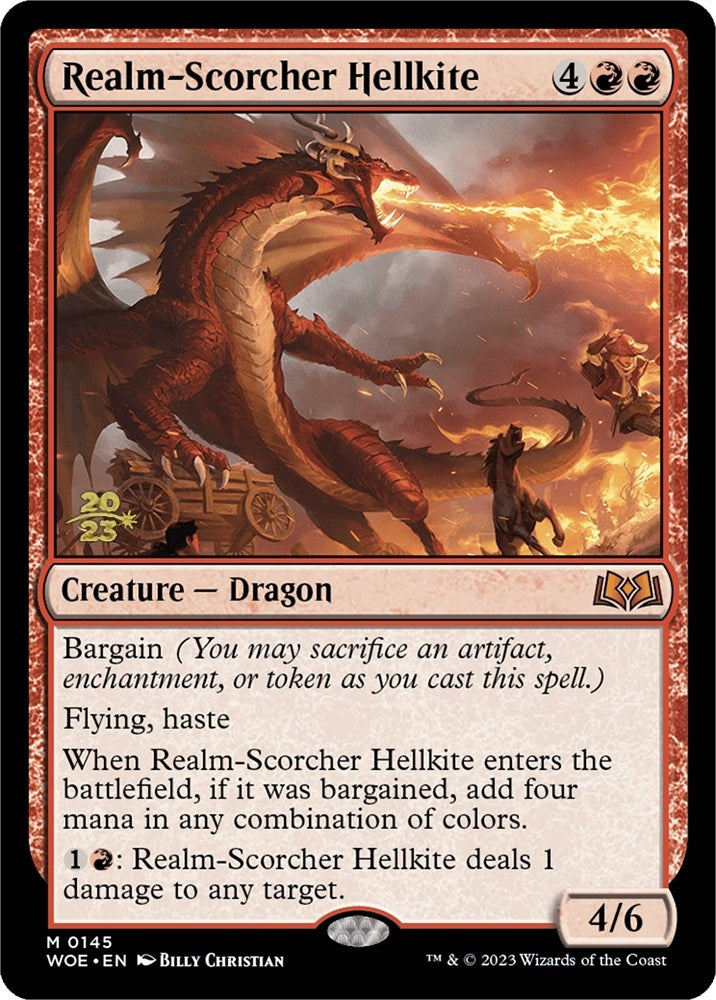 Image for Realm-Scorcher Hellkite (145) - Magic: The Gathering