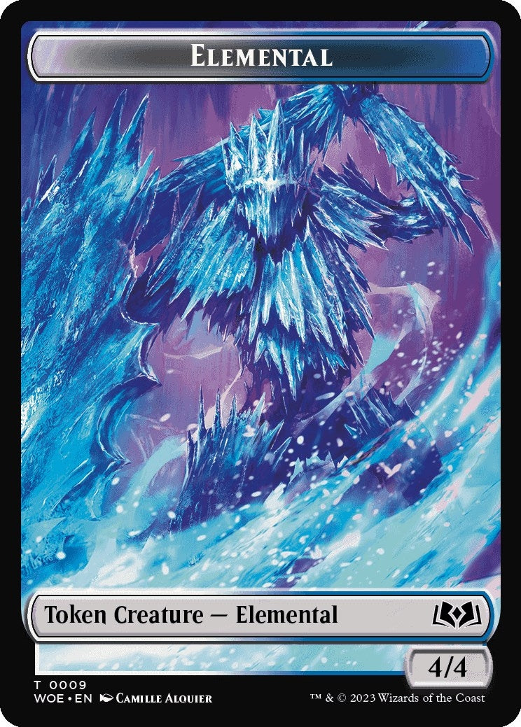 Image for Elemental // Food (0012) Double-Sided Token (9 // 12) - Magic: The Gathering