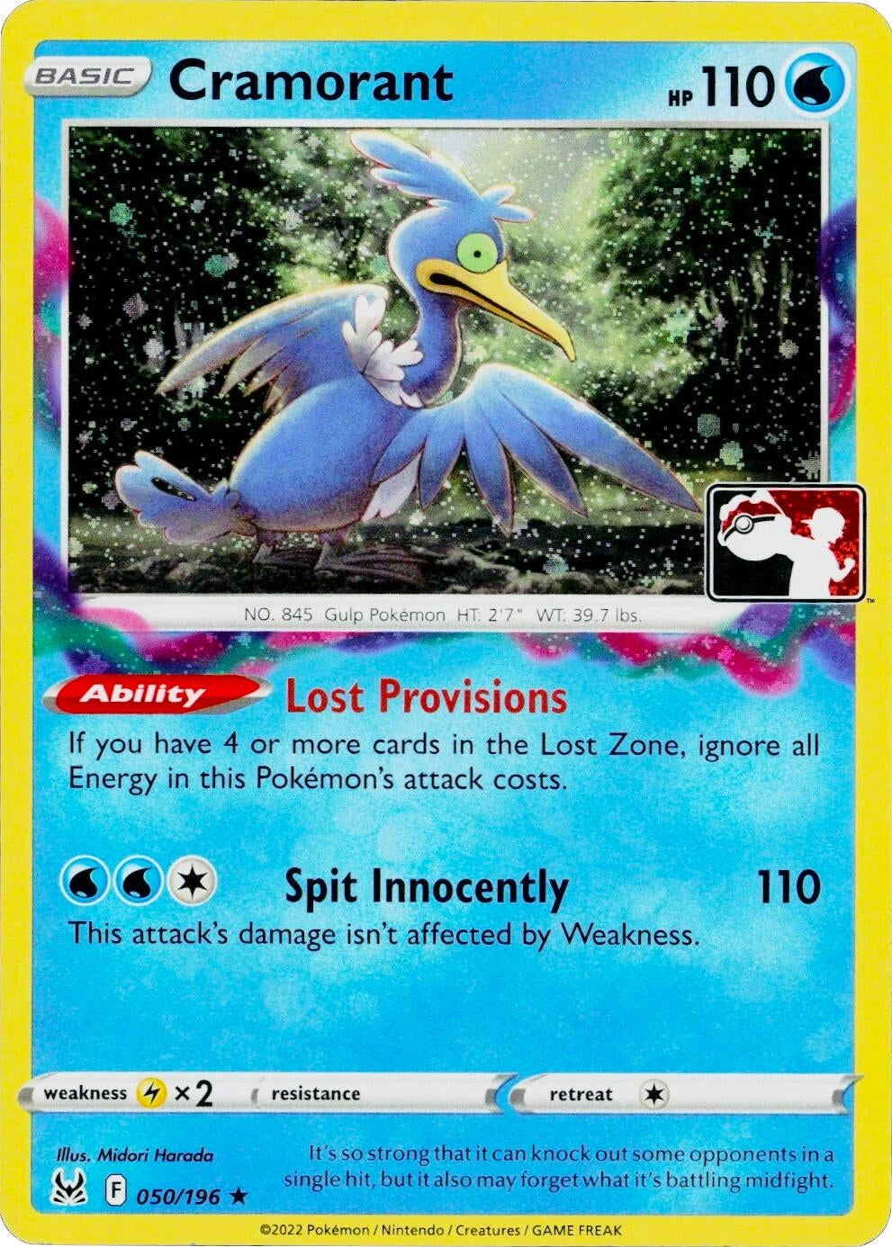 Image for Cramorant - 050/196 (Cosmos Holo) (050/196) - Pokemon