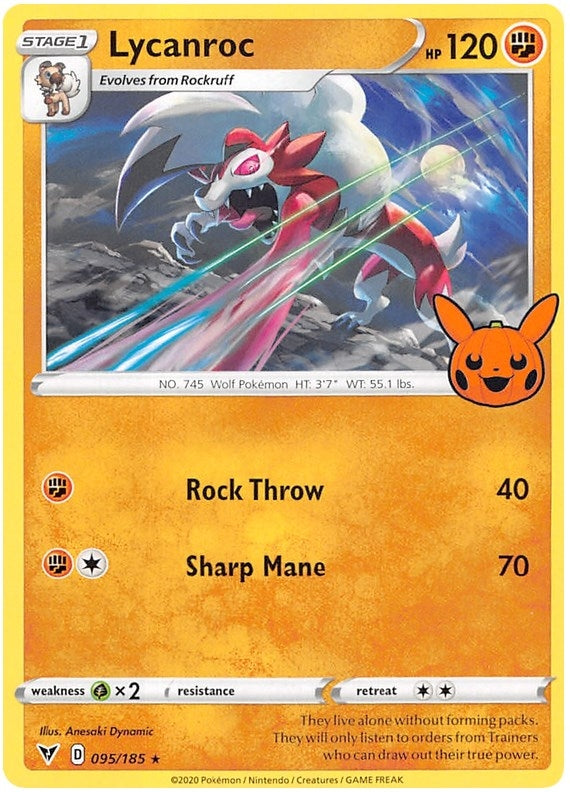 Image for Lycanroc (095/185) (TTBB23) - Pokemon