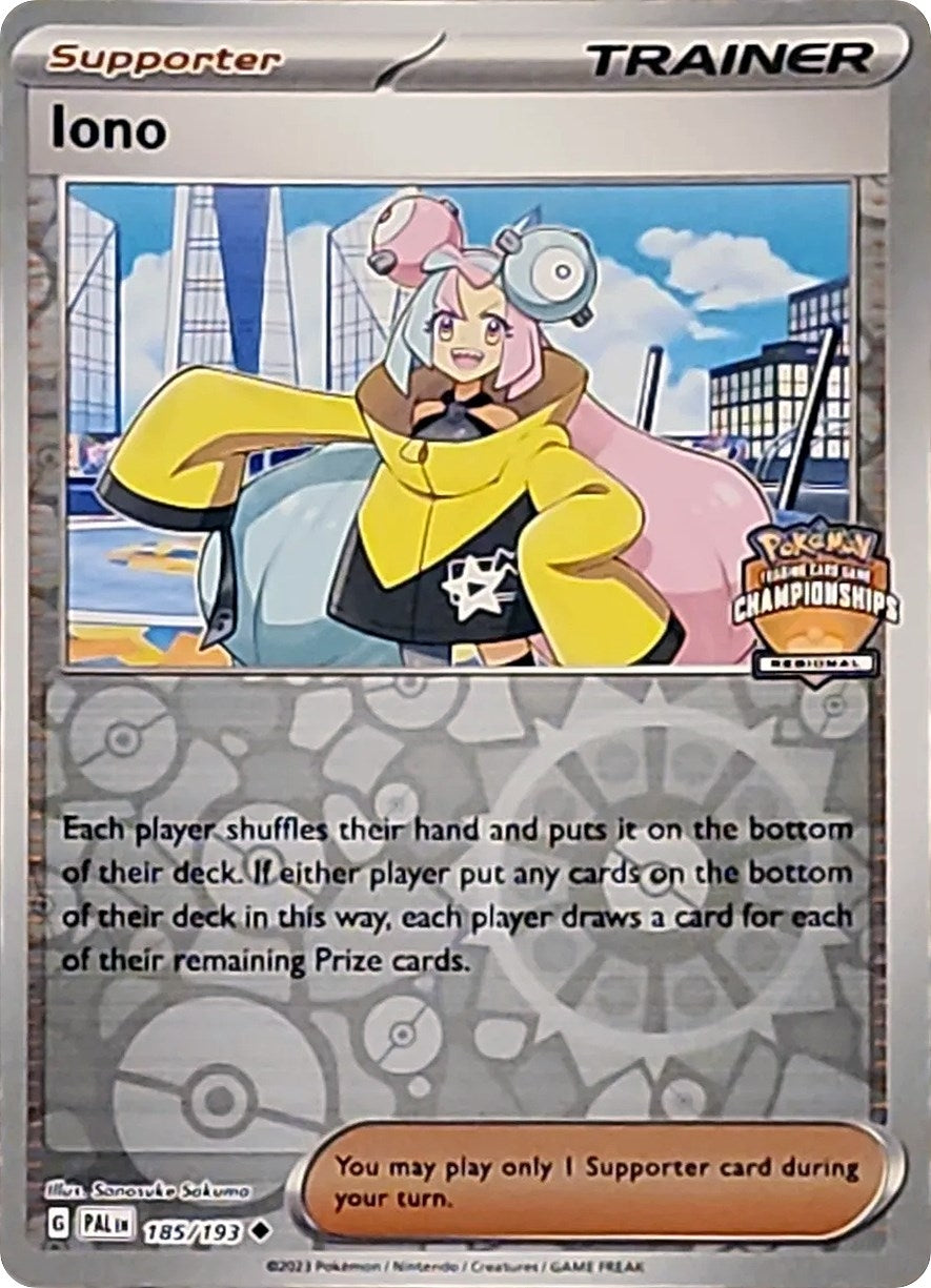 Image for Iono - 185/193 (Regional Championships) (185/193) (PR) - Pokemon