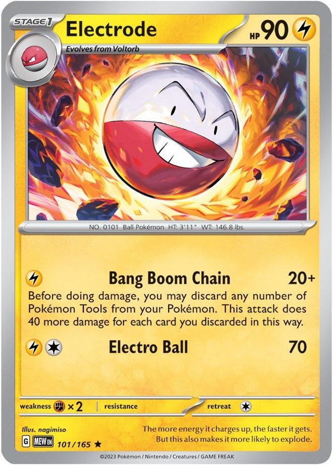 Image for Electrode (101/165) (MEW) - Pokemon