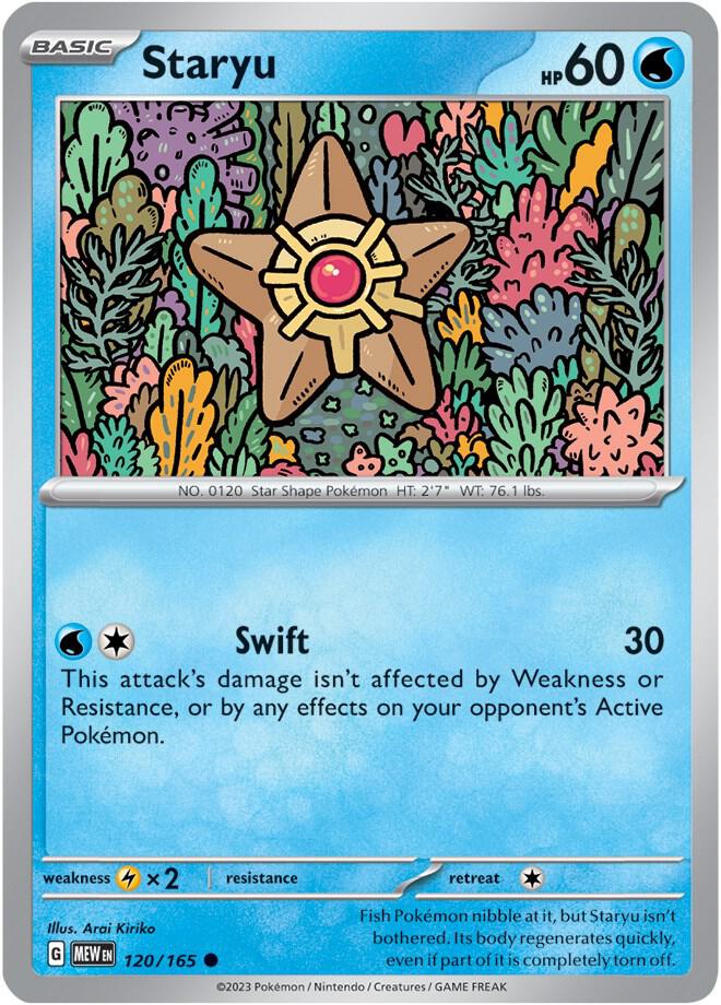 Image for Staryu (120/165) (MEW) - Pokemon