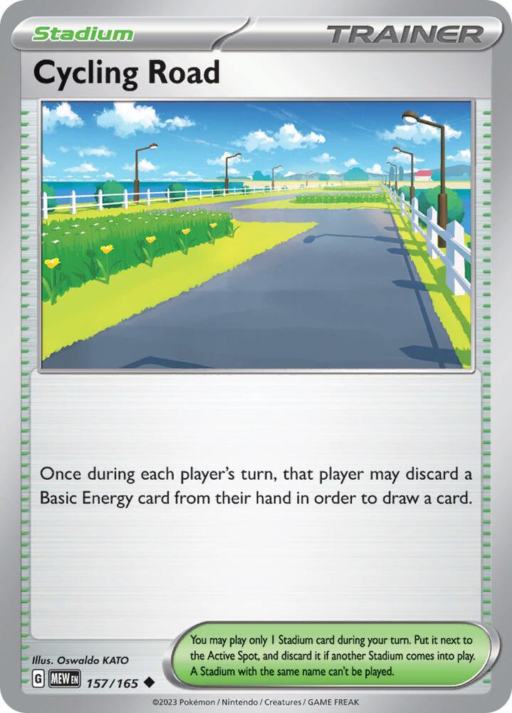 Image for Cycling Road (157/165) (MEW) - Pokemon