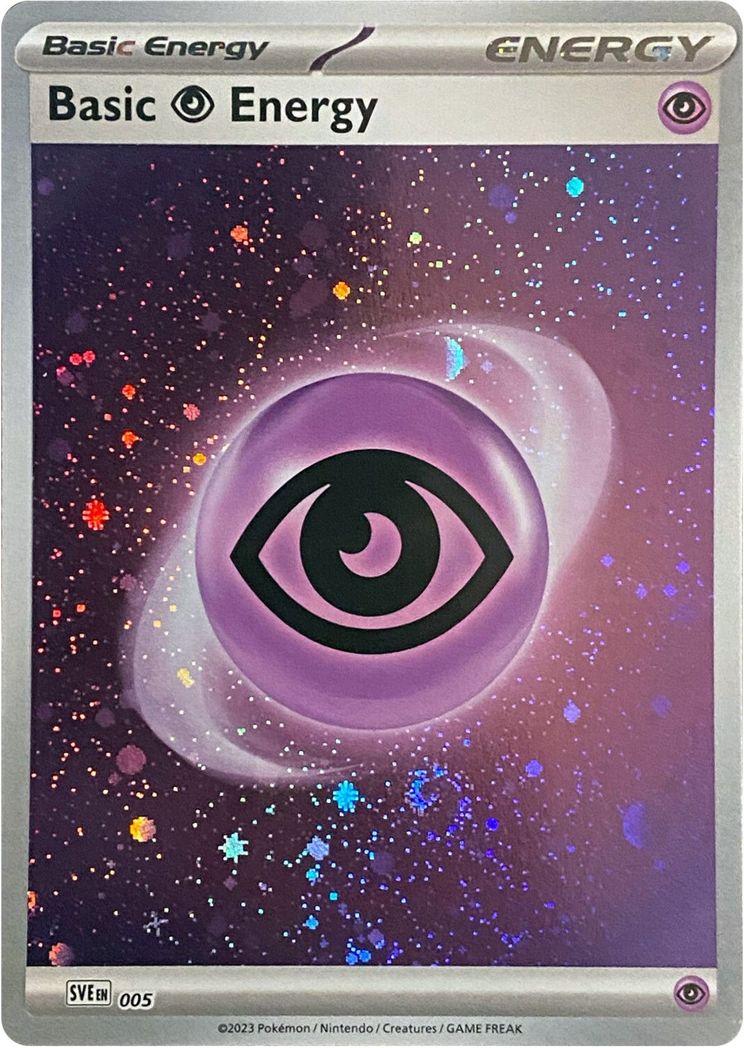 Image for Basic Psychic Energy (Cosmos Holo) (005) (SVE) - Pokemon