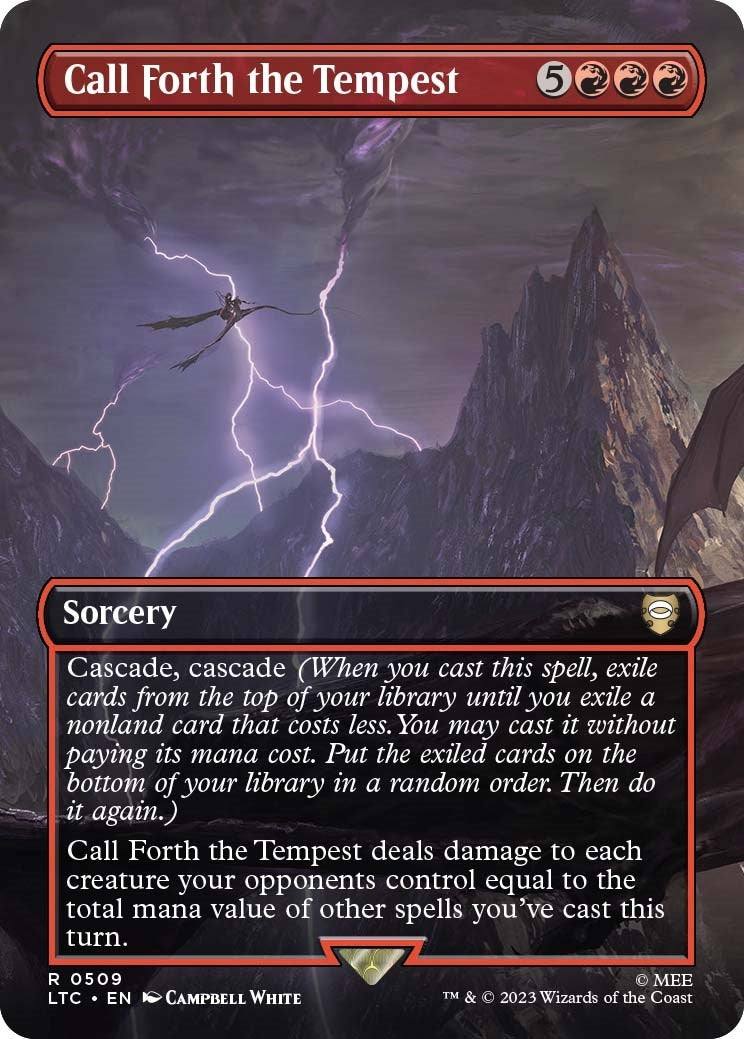 Image for Call Forth the Tempest (Borderless) (509) - Magic: The Gathering
