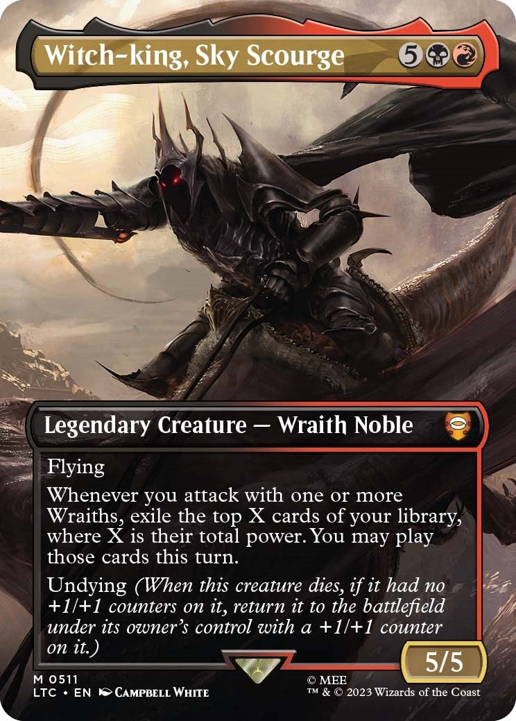 Image for Witch-king, Sky Scourge (Borderless) (511) - Magic: The Gathering