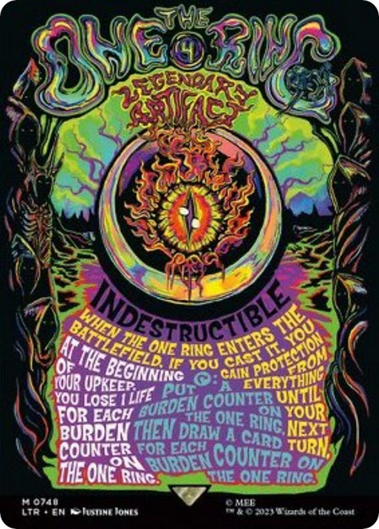 Image for The One Ring (Borderless Poster) (748) - Magic: The Gathering