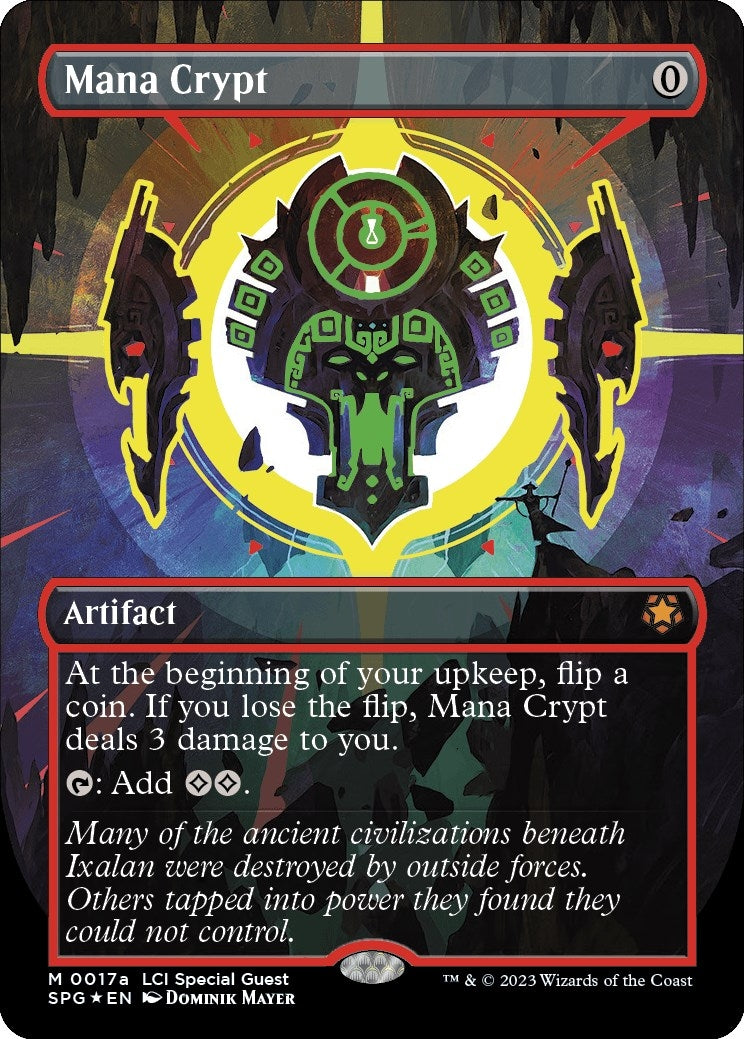 Image for Mana Crypt (0017a) (Borderless) (17a) - Magic: The Gathering