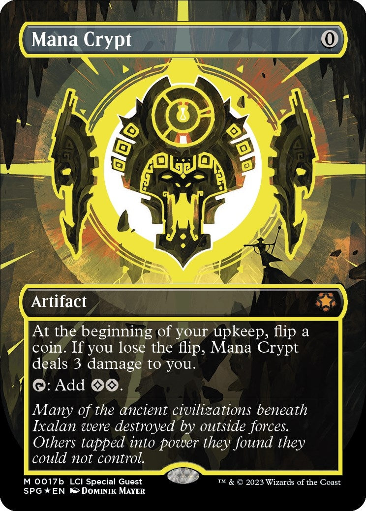 Image for Mana Crypt (0017b) (Borderless) (17b) - Magic: The Gathering