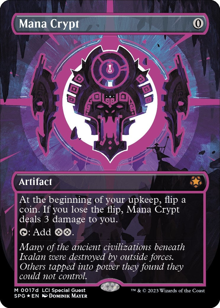Image for Mana Crypt (0017d) (Borderless) (17d) - Magic: The Gathering