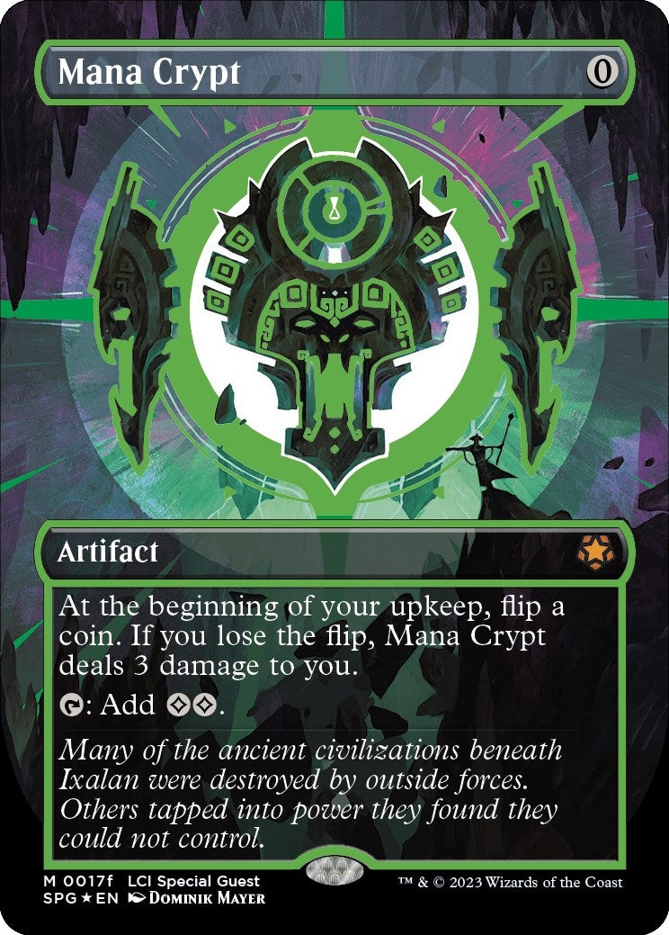 Image for Mana Crypt (0017f) (Borderless) (17f) - Magic: The Gathering