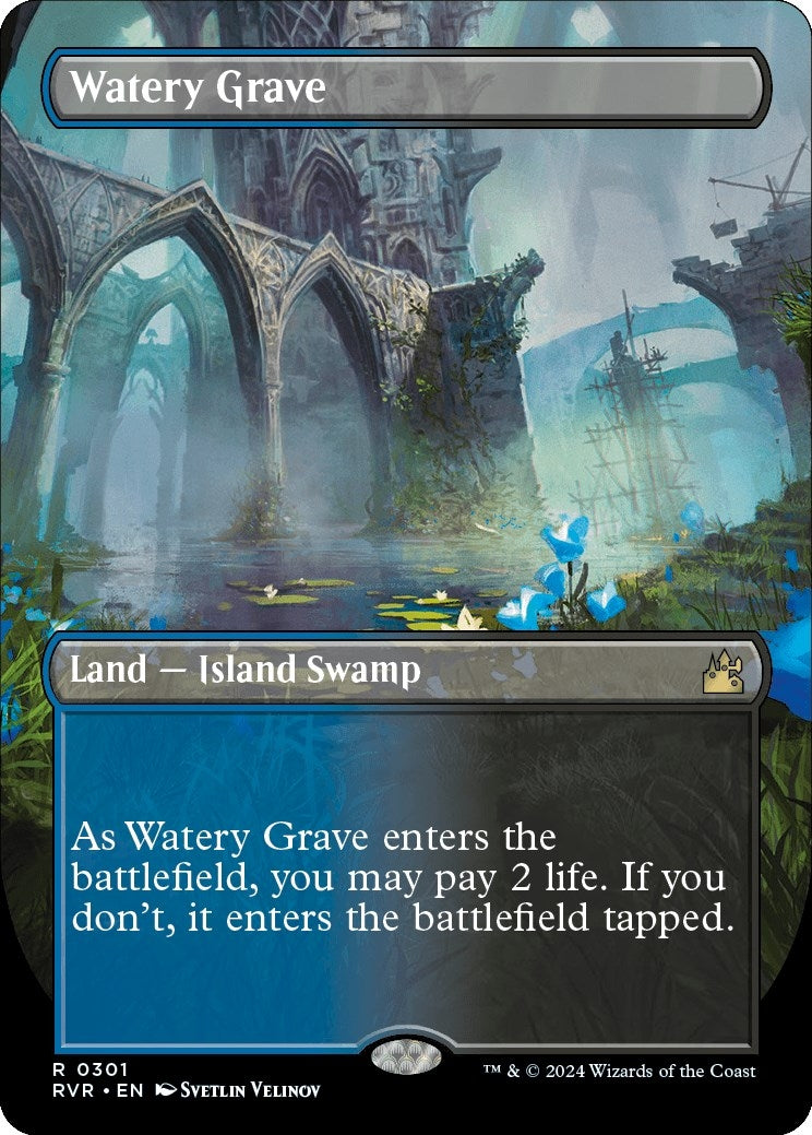 Image for Watery Grave (Borderless) (301) - Magic: The Gathering